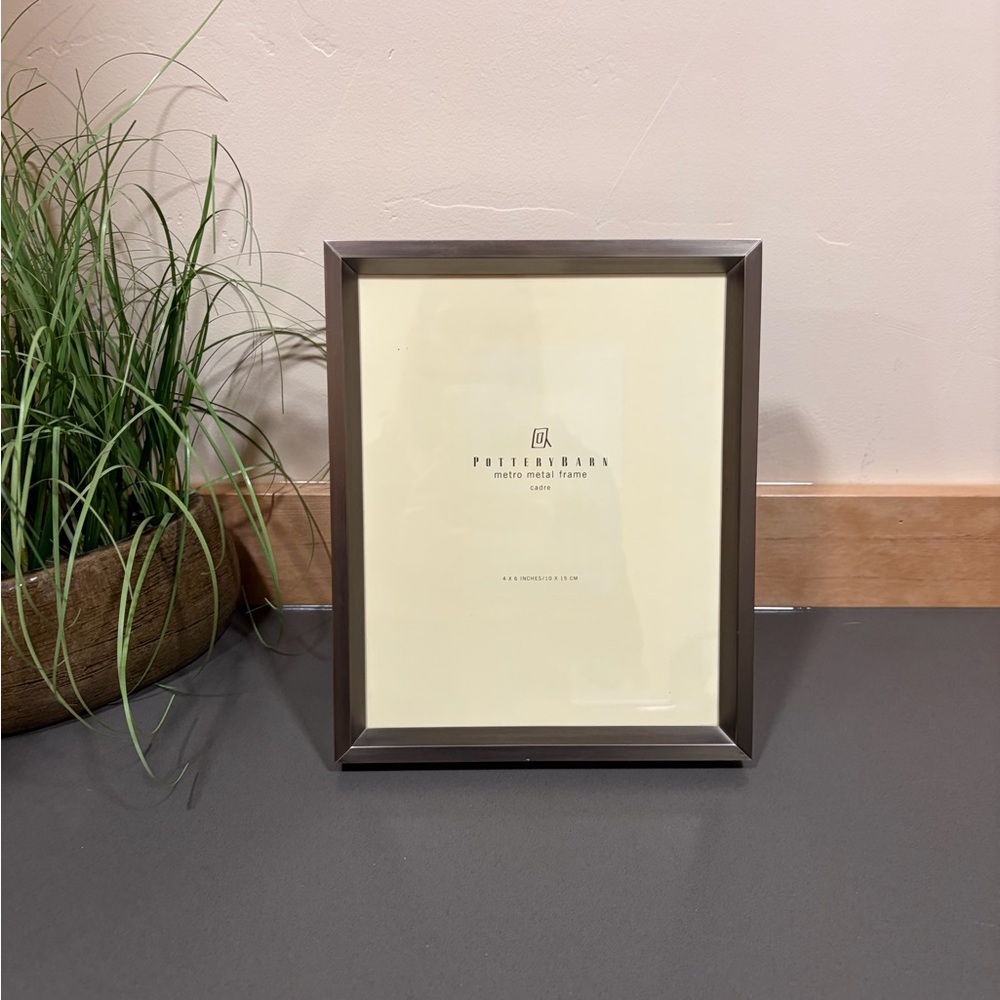 Pottery Barn Metro Metal Picture Frame, 8x10, Silver